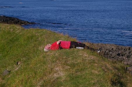 Auf dem Campingplatz in Torshavn