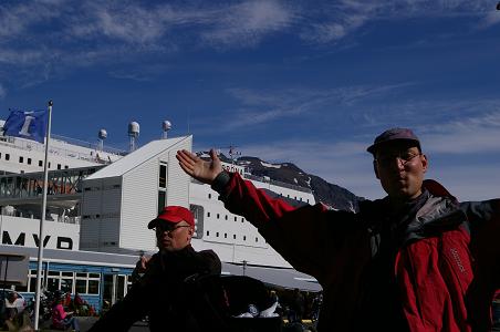 Jörg on Tour in Seyisfjörður