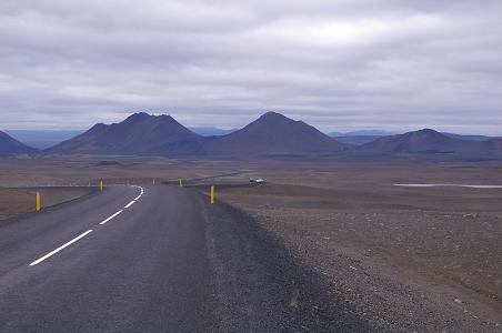 Die Ringstraße Richtung Mývatn