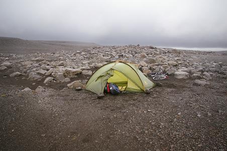 Zelten im isländischen Hochland