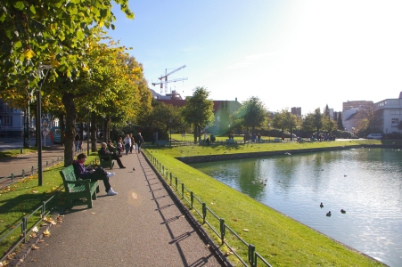 Stadtpark in Bergen