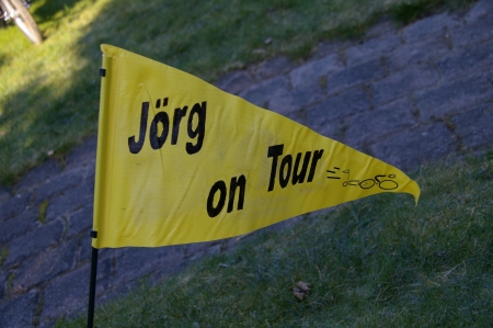 Jörg on Tour Fahne
