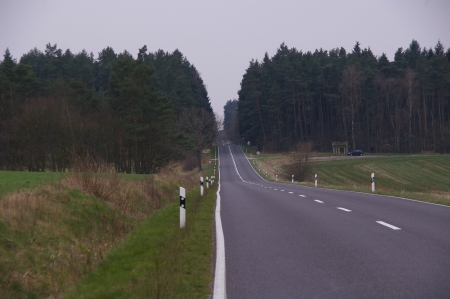 Straße nach Krakow