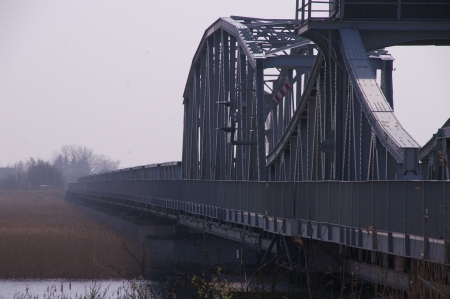 Brücke von Zingst Richtung Barth