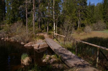 Brücke am Wanderweg