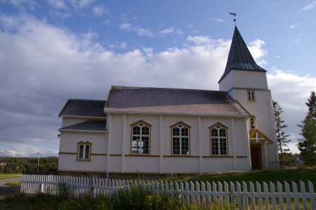 Kirche bei Stonglandet auf Senja