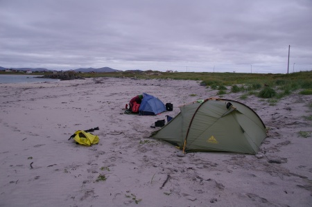 Camp am Strand