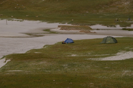 Camp am Strand